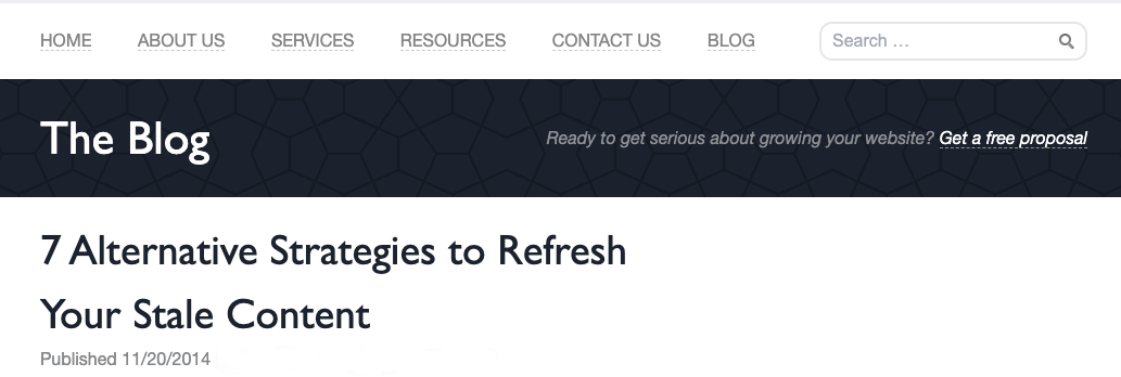 Refresh Your Ideas: 7 Ideas to Update Old Content - Business 2 Community