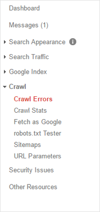 Crawl Errors GWT