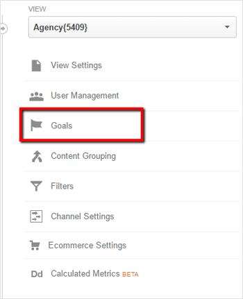Goals Google Analytics