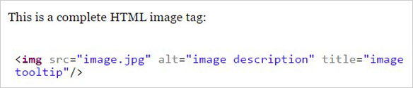 Title your images appropriately, with proper alt tags