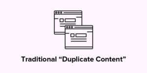 internal links pointing Traditional “Duplicate Content”,meta tag,other search engines,search console