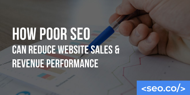 How Poor SEO Can Reduce Website Sales & Revenue Performance