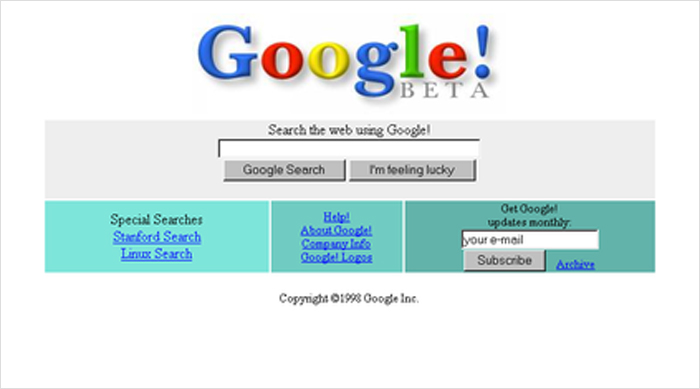 1998 - Google goes live