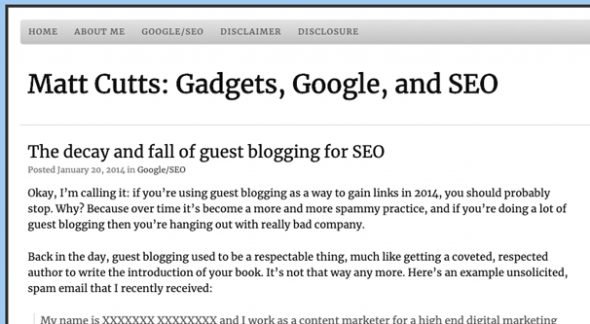 Matt Cutts: Gadgets, Google, and SEO
