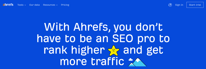 Ahrefs is powerful link building tools of search engines link analysis