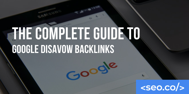 Google Disavow Backlinks