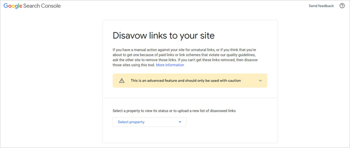 disavow file for low domain authority site