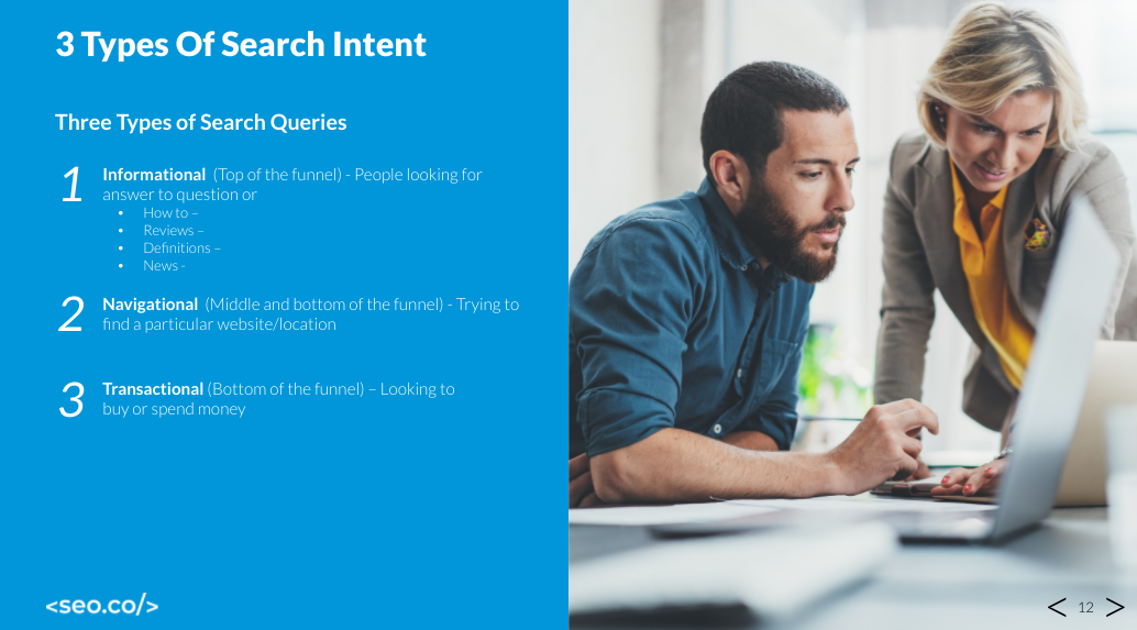 3 Types of Search Intent