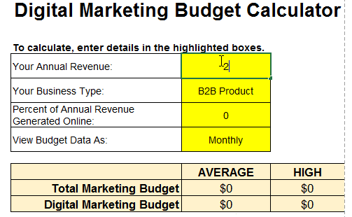 SEO Budget Calculator