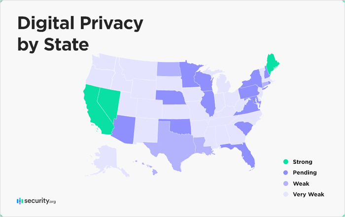 Digital Privacy by State