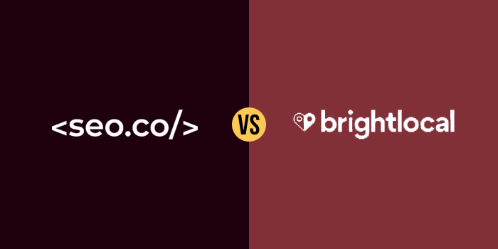 SEO.co Vs. BrightLocal