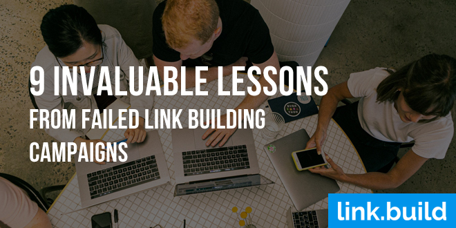 invaluable lessons from failed link building