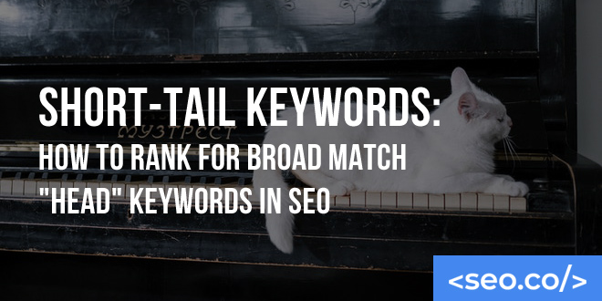 Short-Tail Keywords: How to Rank for Broad Match "Head" Keywords in SEO