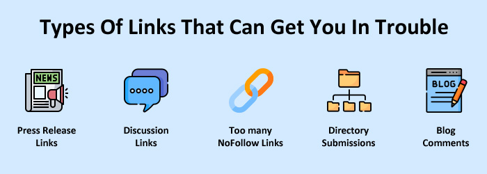 Types Of Links That Can Get You In Trouble