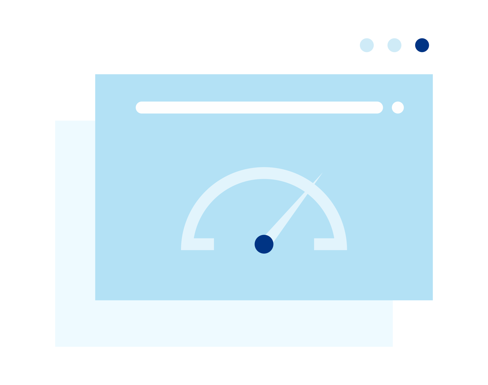Site Speed Blue Icon