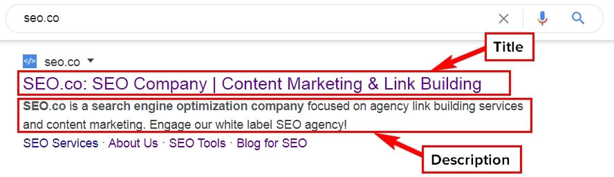 On Page SEO Titles and Meta Descriptions